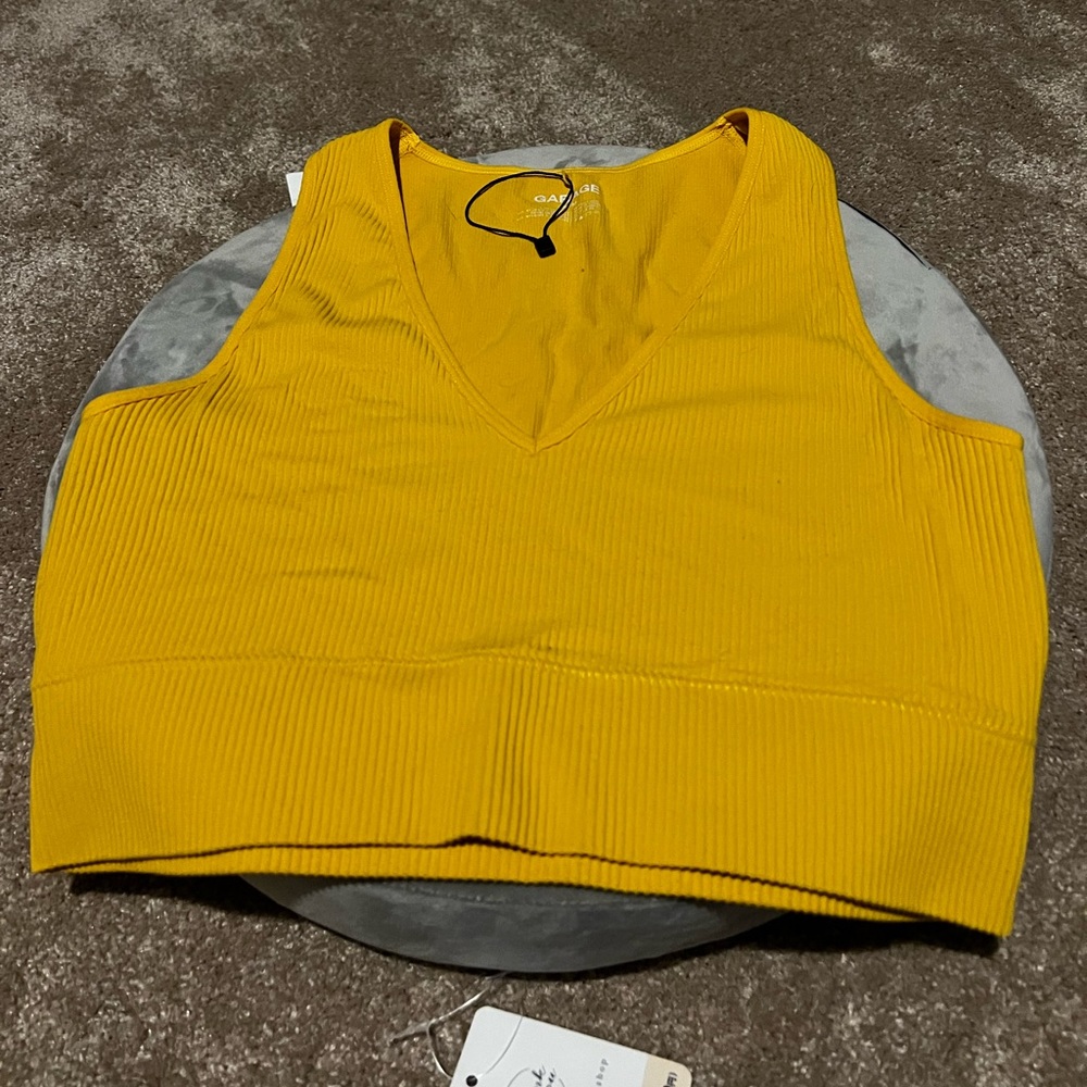 GARAGE STELLA SEAMLESS PLUNGE TANK TOP